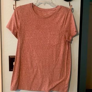 Burnt red pocket tee